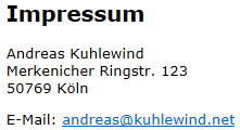 impressum